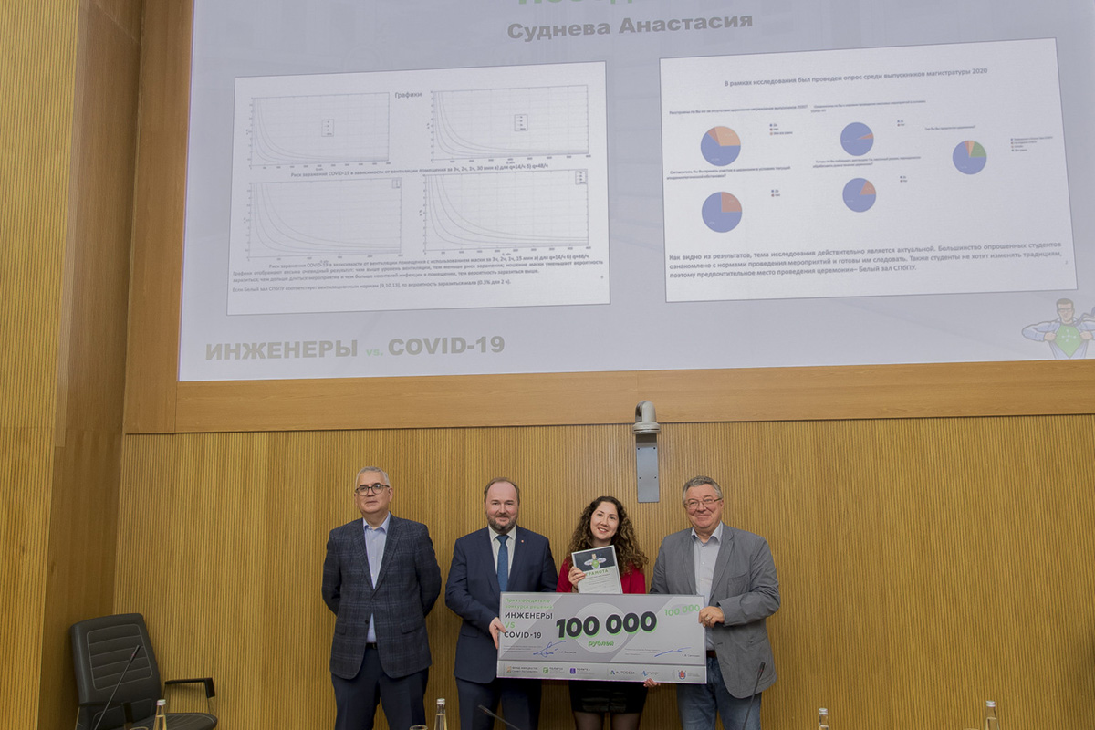 Анастасия СУДНЕВА, выпускница Института прикладной математики и механики (ИПММ) СПбПУ 