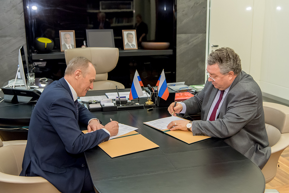 А.И. Рудской и Г.В. Кустарев подписали соглашение о сотрудничестве 
