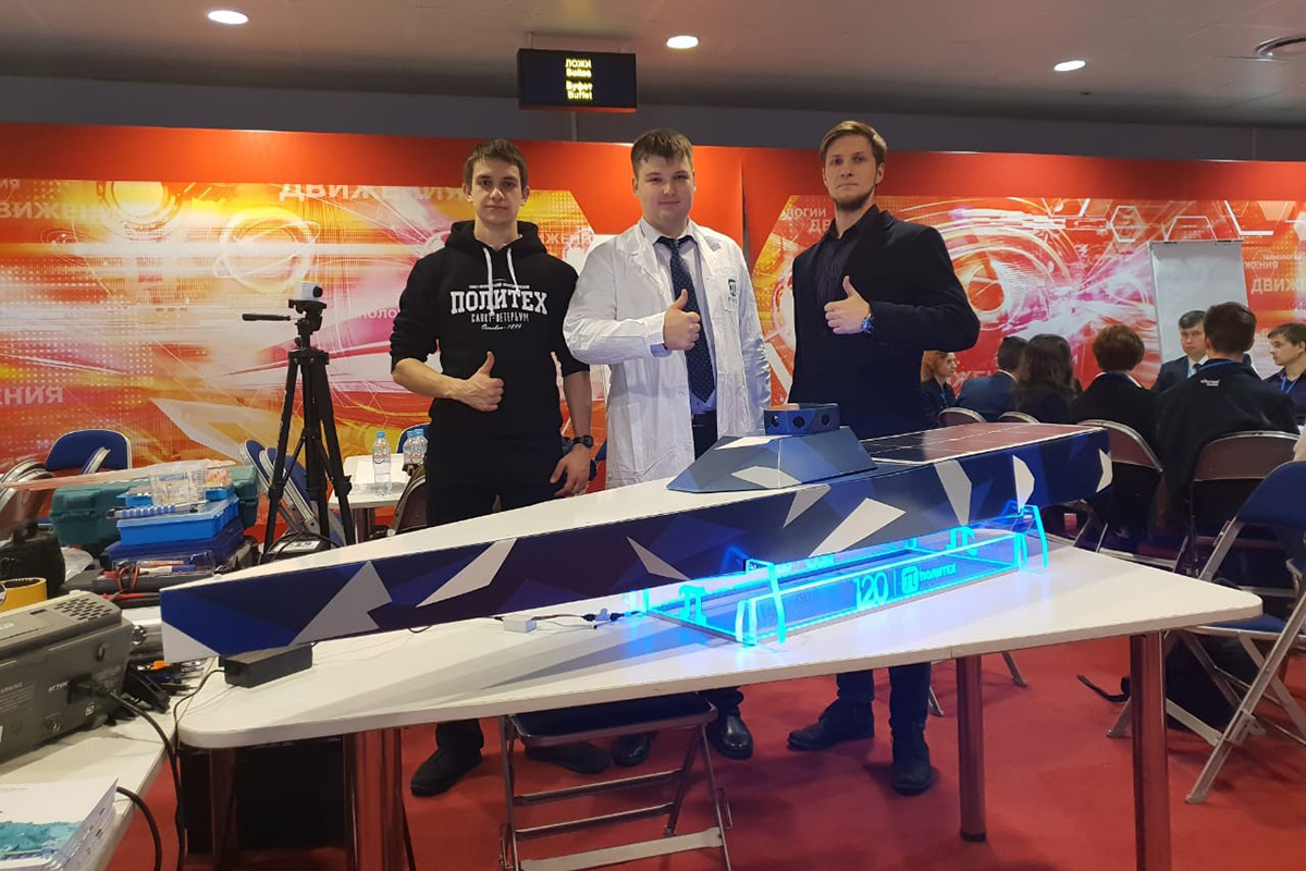 Еще один кейс Политеха для участников форума – разработка действующей модели беспилотного катера 