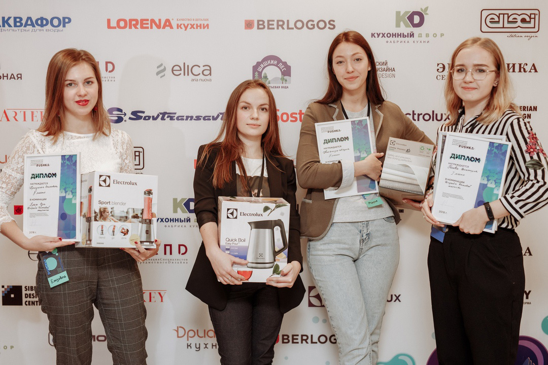 Проект Елизаветы Прилуцкой (слева) взял призовое место в трех номинациях 