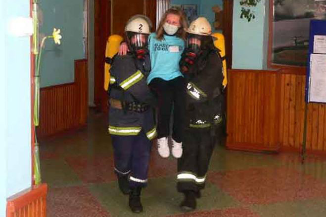 учение по антитеррору и противопожарная тренировка