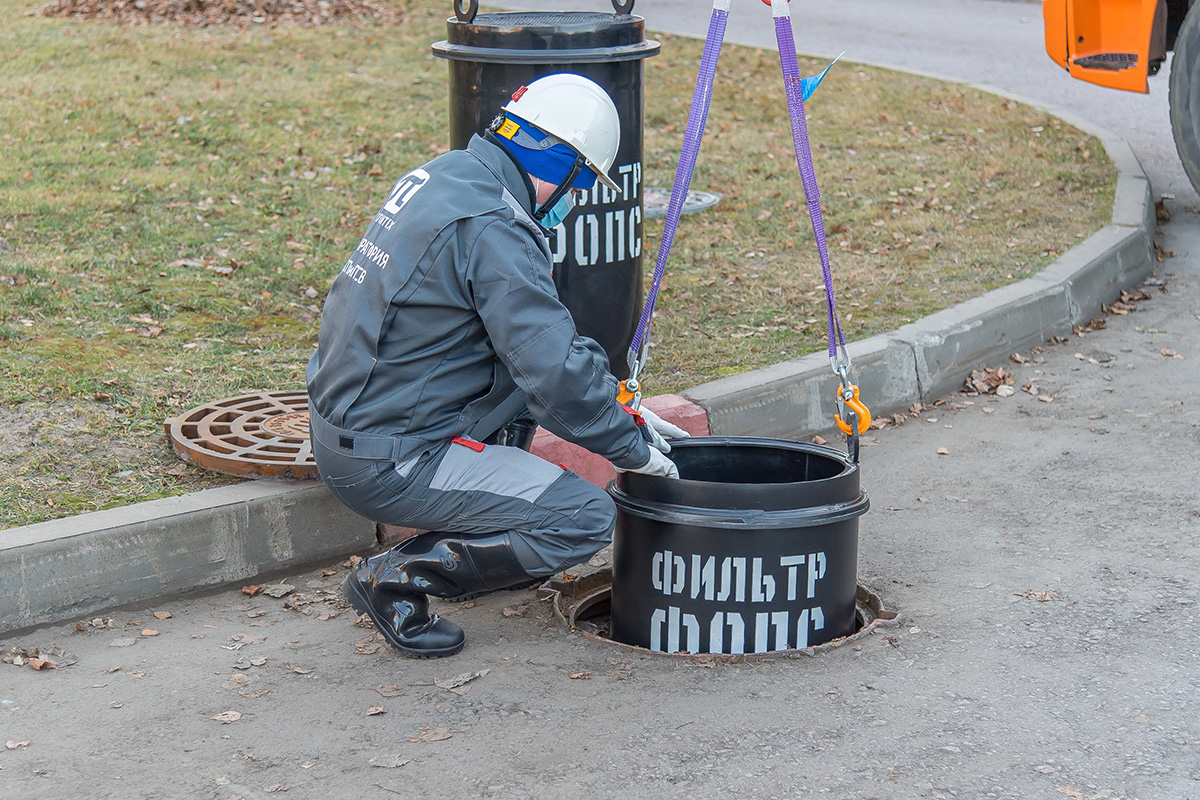 В Политехе устанавливают фильтры собственной разработки для очистки дождевого стока 