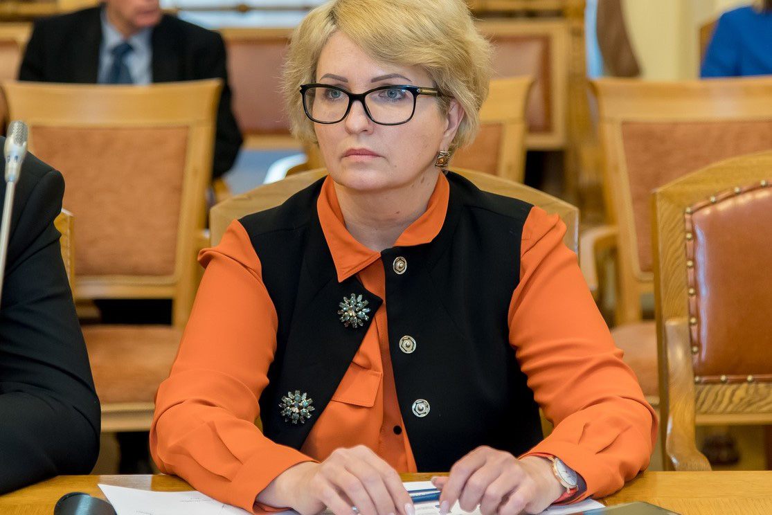В заседании приняла участие проректор по образовательной деятельности СПбПУ Елена Разинкина 