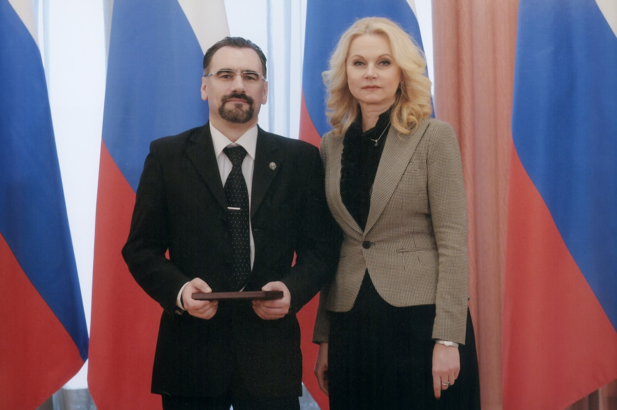 Проект со «Сбербанком» был удостоен премии Правительства РФ. Премию вручала Татьяна Голикова – 