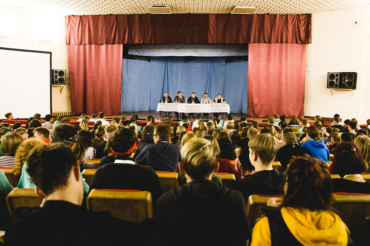 Встреча участников «Студенческой перспективы» с представителями администрации университета и Профсоюзной организации студентов и аспирантов СПбПУ 