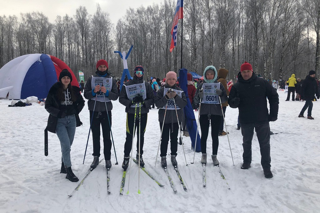 Политехники выступили на «Лыжне России-2021» 