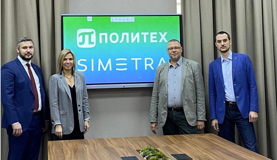 Генеральный директор компании SIMETRA («А+С Транспроект») Владимир Швецов, профессор Высшей инженерно-экономической школы ИПМЭиТ Ирина Рудская, директор Высшей инженерно-экономической школы ИПМЭиТ Дмитрий Родионов и генеральный директор филиала SIMETRA («А+С Транспроект») в Москве, выпускник Политеха Андрей Прохоров Генеральный директор компании SIMETRA («А+С Транспроект») Владимир Швецов, профессор Высшей инженерно-экономической школы ИПМЭиТ Ирина Рудская, директор Высшей инженерно-экономической школы ИПМЭиТ Дмитрий Родионов и генеральный директор филиала SIMETRA («А+С Транспроект») в Москве, выпускник Политеха Андрей Прохоров