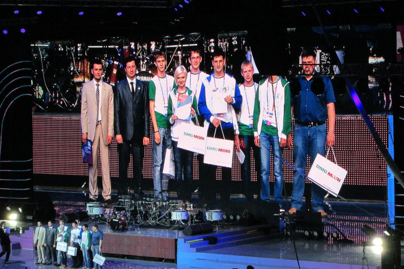 Церемония награждения чемпионата Worldskills