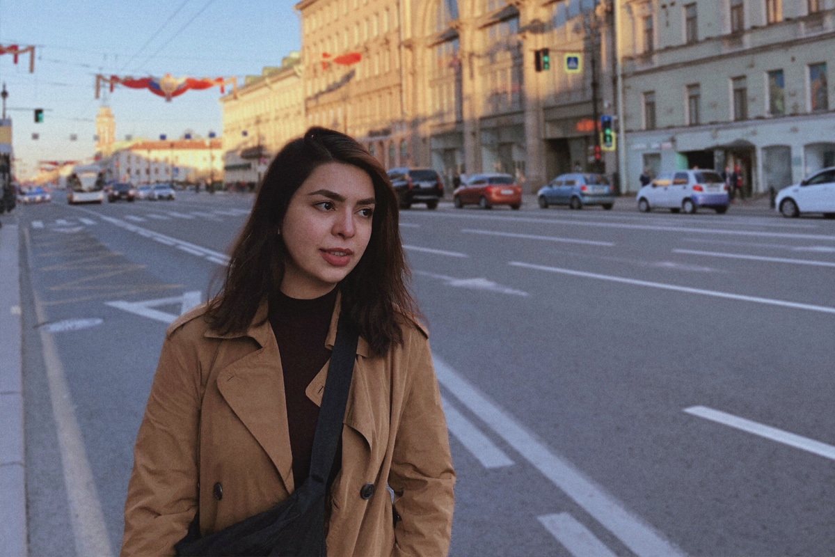 Студентка из Турции Ягмур КЬЮЧУК посетила много достопримечательностей Петербурга 
