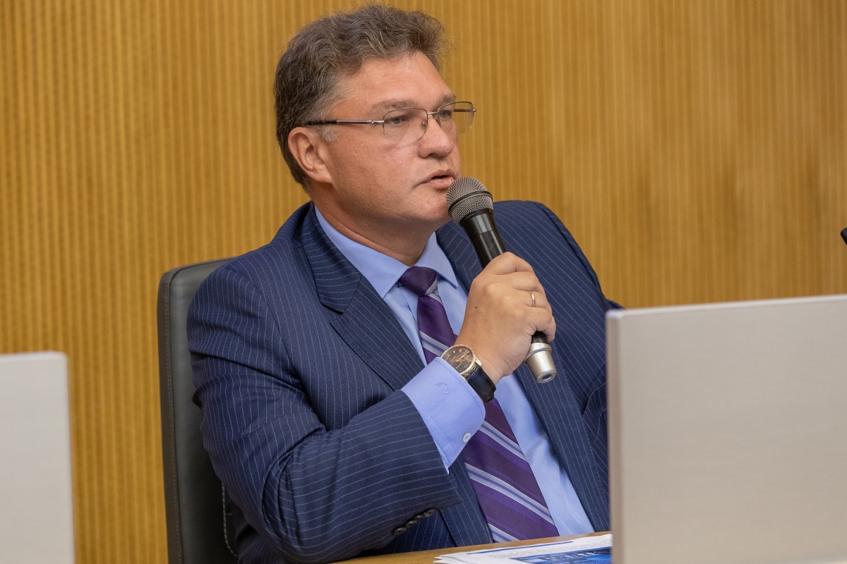 Генеральный директор «Газпром трансгаз Санкт-Петербург» Георгий ФОКИН прочитал лекцию иностранным студентам СПбПУ