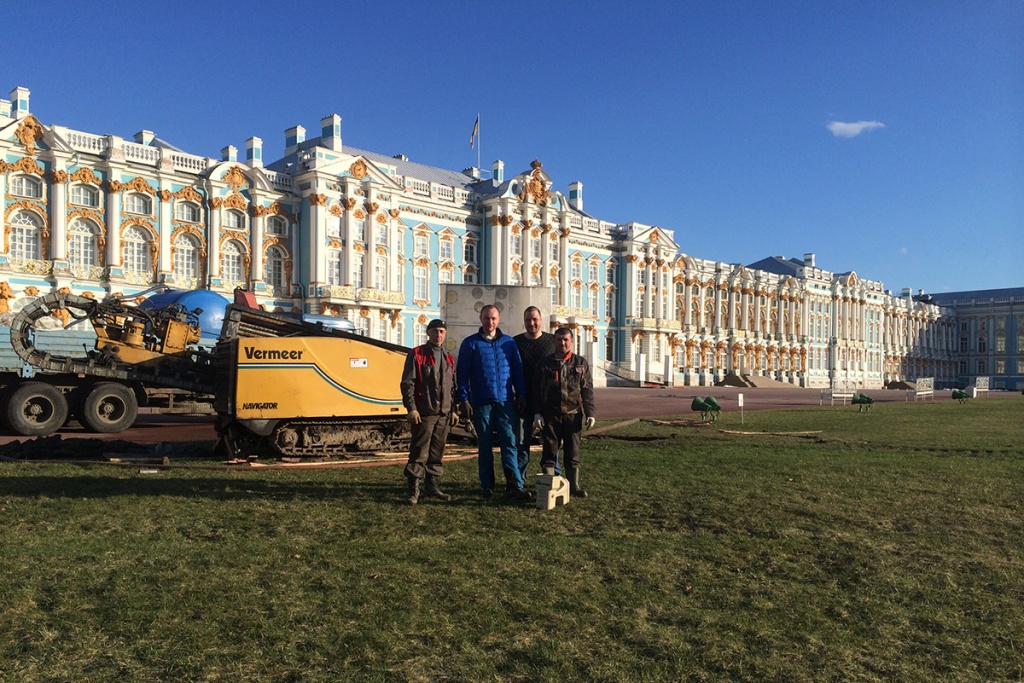 ПолитехГеоИнжиниринг выполнял работы в Екатерининском парке города Пушкина ПолитехГеоИнжиниринг выполнял работы в Екатерининском парке города Пушкина