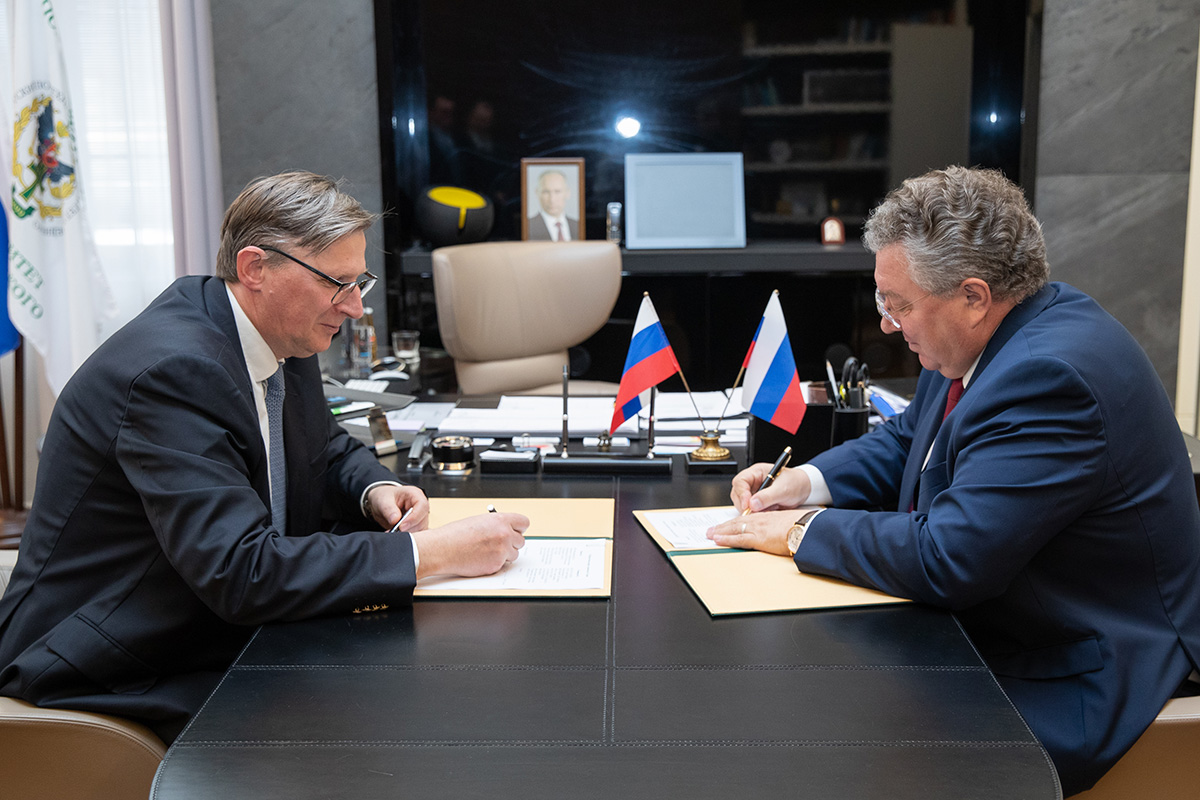Андрей Рудской и Александр Туров подписали соглашение о сотрудничестве 