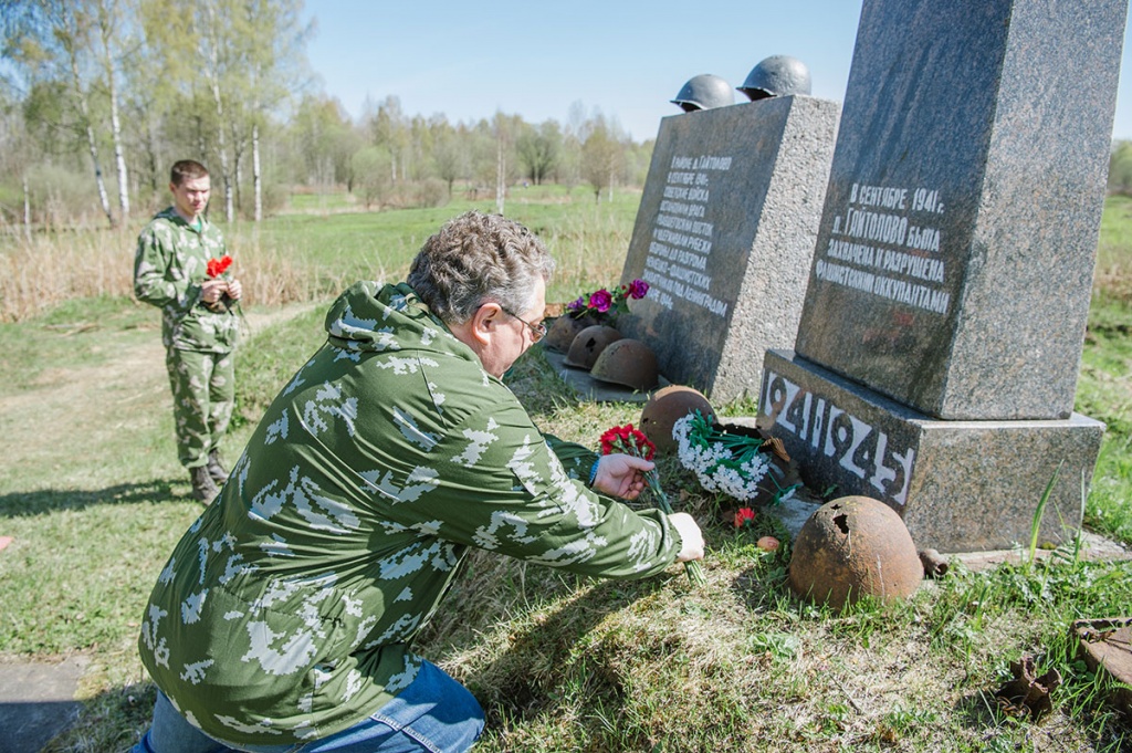 А.И. Рудской почтил память солдат, нашедших вечный покой в ленинградской земле