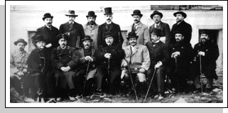 Особая строительная комиссия, 1902 г. в первом ряду 6-й слева - А.Г. Гагарин; во втором ряду 4-й слева - Э.Ф. Виррих