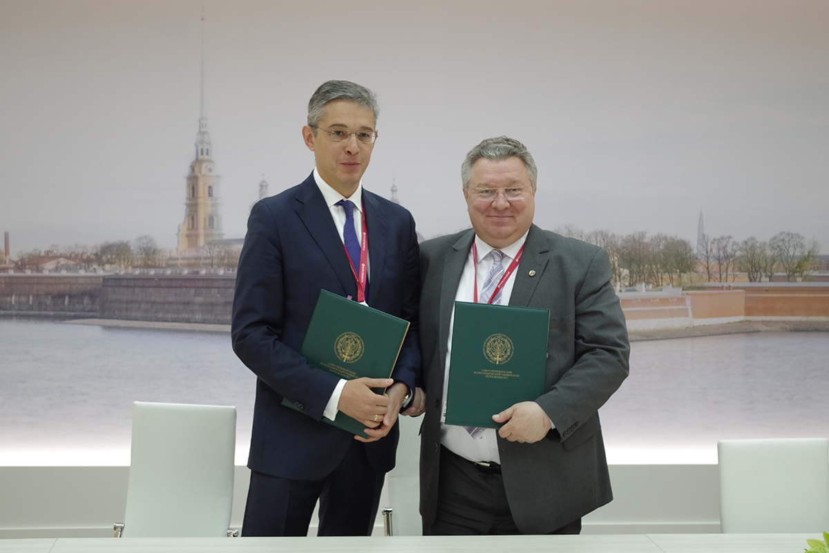 Соглашение о сотрудничестве подписали А.И. Рудской и А.Б. Повалко 