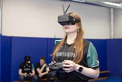 В Политехе открыли полигон для гонок дронов