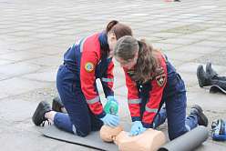 Практика безопасности: политехники отработали действия при пожаре