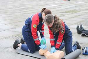 Практика безопасности: политехники отработали действия при пожаре