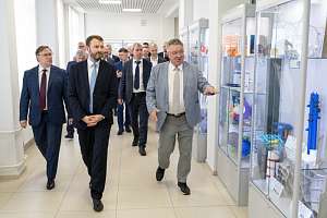 Заместитель руководителя Администрации Президента РФ Максим Орешкин посетил Политех