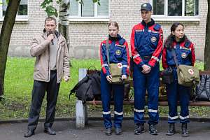 В общежитии Политеха прошла учебная тренировка по отработке действий при атаке БПЛА